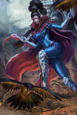 Dragonslayer Vayne by ChubyMi HD Wallpaper Fan Art Artwork League of Legends lol