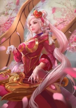 Sweetheart Sona by CGlas HD Wallpaper Fan Art Artwork League of Legends lol
