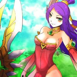 Order of the Lotus Irelia by Stchi Wong 聖慈 HD Wallpaper Fan Art Artwork League of Legends lol