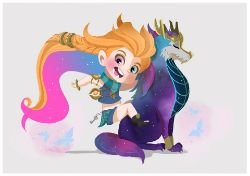 Zoe & Aurelion Sol by fabianodfreitas HD Wallpaper Background Fan Art Artwork League of Legends lol