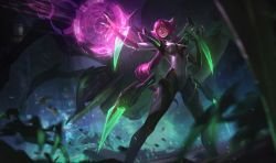 Super Galaxy Elise Splash Art HD 4k 6k Wallpaper Background Official Art Artwork League of Legends lol