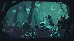 Shadow Isles - Karthus, Hecarim, Mordekaiser, Evelynn, Soraka, Zyra, Maokai, Kalista, Thresh, Elise, Wukong & Nocturne by inkinesss HD Wallpaper League of Legends Fan Art