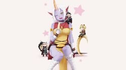 Chibi Vayne, Graves, Ezreal & Soraka by Edalie-chan HD Wallpaper Fan Art Artwork League of Legends lol