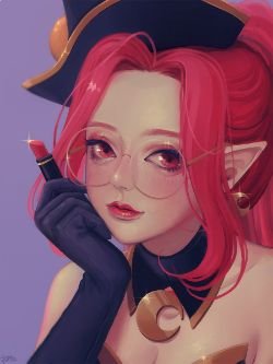Bewitching Janna by あおこ HD Wallpaper Background Fan Art Artwork League of Legends lol
