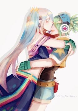 Arcade Sona & Riven by Alona HD 4k Wallpaper Fan Art Artwork League of Legends lol