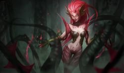Zyra by telthona HD Wallpaper Fan Art Artwork League of Legends lol