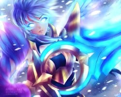 Dawnbringer Riven by Ayiori-Kaipng HD Wallpaper Background Fan Art Artwork League of Legends lol