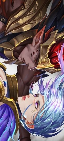 Dawnbringer Riven & Nightbringer Yasuo by 定点-爆破 HD Wallpaper Background Fan Art Artwork League of Legends lol (5)