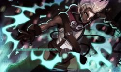 Ekko by Dotswap HD Wallpaper Fan Art Artwork League of Legends lol