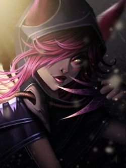 Xayah by JELLYEMILY HD Wallpaper Fan Art Artwork League of Legends lol