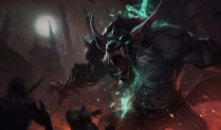 Grey Warwick Splash Art Update HD 4k Wallpaper Background Official Art Artwork League of Legends lol