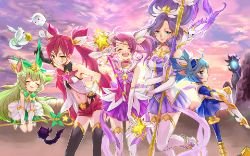 Star Guardian Jinx, Lulu, Poppy, Janna & Lux by sunupones HD Wallpaper Fan Art Artwork League of Legends lol