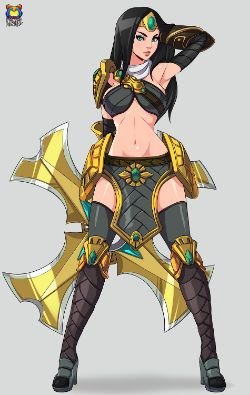 Sivir by Kyoffie12 HD Wallpaper Fan Art Artwork League of Legends lol