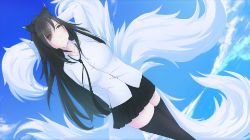 School Girl Ahri by samidoy HD Wallpaper Background Fan Art Artwork League of Legends lol