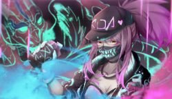 K/DA Akali by 绝妄rain HD Wallpaper Background Fan Art Artwork League of Legends lol
