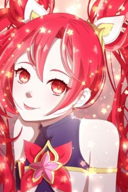 Star Guardian Jinx by emorrie HD Wallpaper Background Fan Art Artwork League of Legends lol