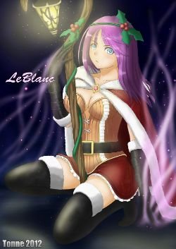 Mistletoe LeBlanc by Tonne HD Wallpaper Fan Art Artwork League of Legends lol