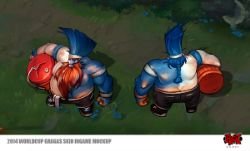 Superfan Gragas Concept League of Legends Artwork Wallpaper lol