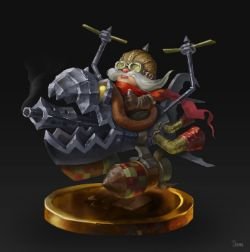 Corki by Hozure HD Wallpaper Fan Art Artwork League of Legends lol