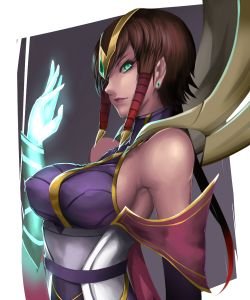 Karma by KumikoPixiv (2) HD Wallpaper Fan Art Artwork League of Legends lol