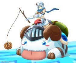 Poro Rider Sejuani by 六月の兎 HD Wallpaper Fan Art Artwork League of Legends lol (2)