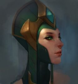 Cassiopeia Portrait by Echilo HD Wallpaper Fan Art Artwork League of Legends lol
