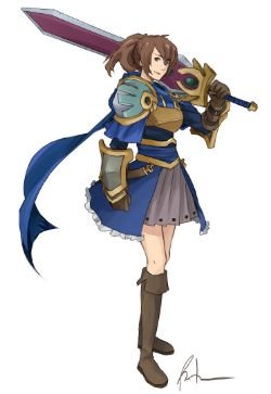 Female Garen by Kagekara-Soul Gender Swap HD Wallpaper Fan Art Artwork League of Legends lol (3)