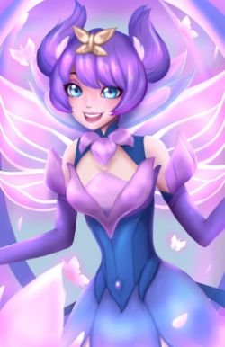 Elementalist Lux (Mystic) by Marzellene HD Wallpaper Background Fan Art Artwork League of Legends lol