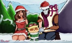 Merry Christmas Jhin, Miss Fortune & Teemo by NolanPoteet League of Legends Artwork Wallpaper lol