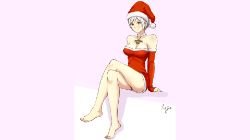 Christmas Riven by PuJu人 HD Wallpaper Fan Art Artwork League of Legends lol