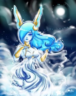 Cosmic Dusk Xayah Celestial by jamilsc11 HD Wallpaper Background Fan Art Artwork League of Legends lol