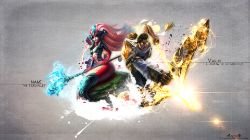 Koi Nami & Heartseeker Varus by xRazerxD HD Wallpaper Fan Art Artwork League of Legends lol