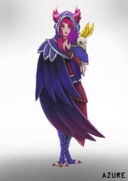 Xayah by AzurStriker HD Wallpaper Fan Art Artwork League of Legends lol