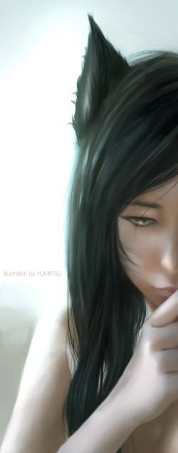 Ahri by Yumiitsu HD Wallpaper Background Fan Art Artwork League of Legends lol