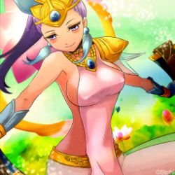 Order of the Lotus Karma by Stchi Wong 聖慈 HD Wallpaper Fan Art Artwork League of Legends lol