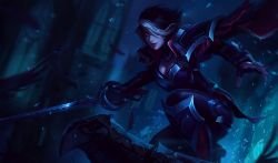Nightraven Fiora Splash Art Update HD 4k 6k Wallpaper Background Official Art Artwork League of Legends lol