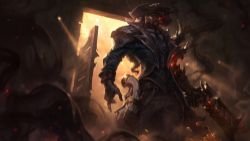 High Noon Lucian Splash Art HD 4k Wallpaper Background Official Art Artwork League of Legends lol (3)