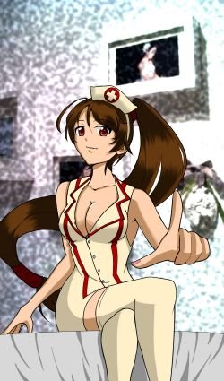 Nurse Akali by 天の川 League of Legends Artwork Wallpaper lol