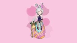 Chibi Battle Bunny Riven by itheaart HD Wallpaper Fan Art Artwork League of Legends lol
