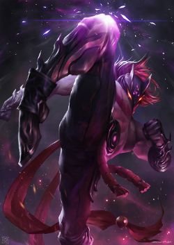 Blood Moon Lee Sin by 小归MIST HD Wallpaper Background Fan Art Artwork League of Legends lol