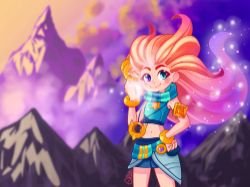 Zoe by alistriesart HD Wallpaper Background Fan Art Artwork League of Legends lol