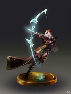 Ashe by Hozure HD Wallpaper Fan Art Artwork League of Legends lol