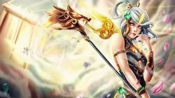 Lunar Empress Lux by CyanSoulArt HD Wallpaper Background Fan Art Artwork League of Legends lol