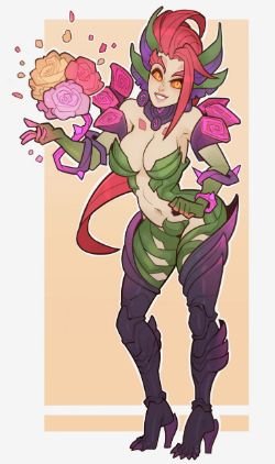 Zyra by SplashBrush HD Wallpaper Background Fan Art Artwork League of Legends lol