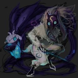 Kindred by まいぽう HD Wallpaper Fan Art Artwork League of Legends lol