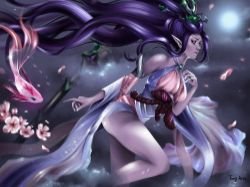 Sacred Sword Janna by Toniji-Arts HD 4k Wallpaper Background Fan Art Artwork League of Legends lol