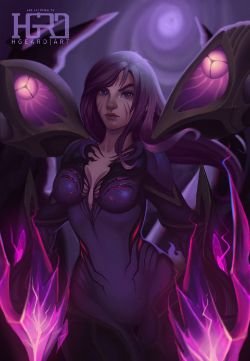 Kai'Sa by hgeardart HD Wallpaper Background Fan Art Artwork League of Legends lol