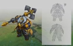 King of Clubs Mordekaiser Concept League of Legends Artwork Wallpaper lol