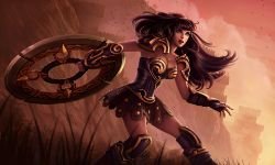 Warrior Princess Sivir by domeano HD Wallpaper Fan Art Artwork League of Legends lol