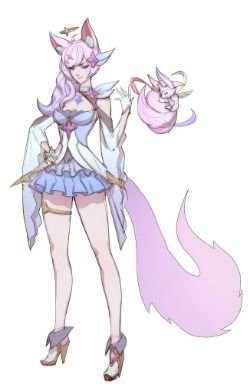 Star Guardian Ahri Concept by zeronis (3) HD Wallpaper Background Official Art Artwork League of Legends lol